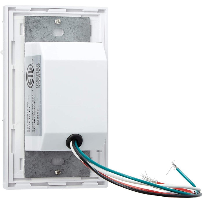 Modern Forms RF Ceiling Fan Wall Control/Single Pole Wallplate, White