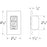 Modern Forms Ceiling Fan Wall Control/Single Pole Wallplate, White