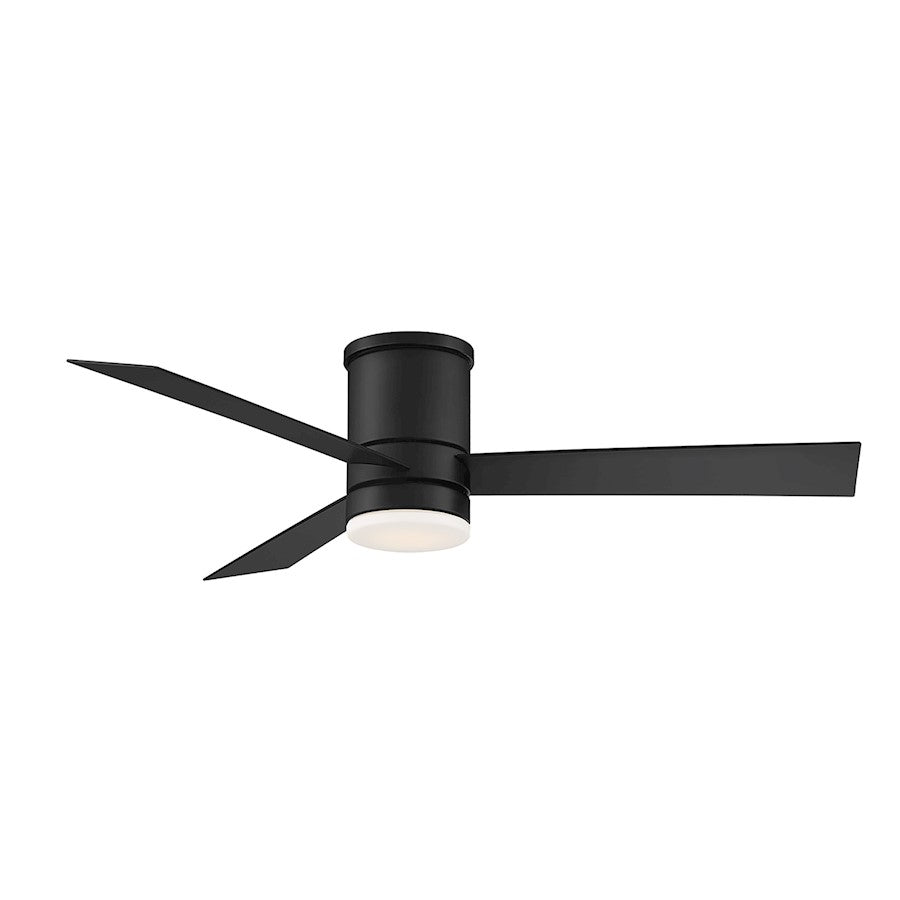 Modern Forms Axis 1 Light 52", Flush Mount Fan, Black