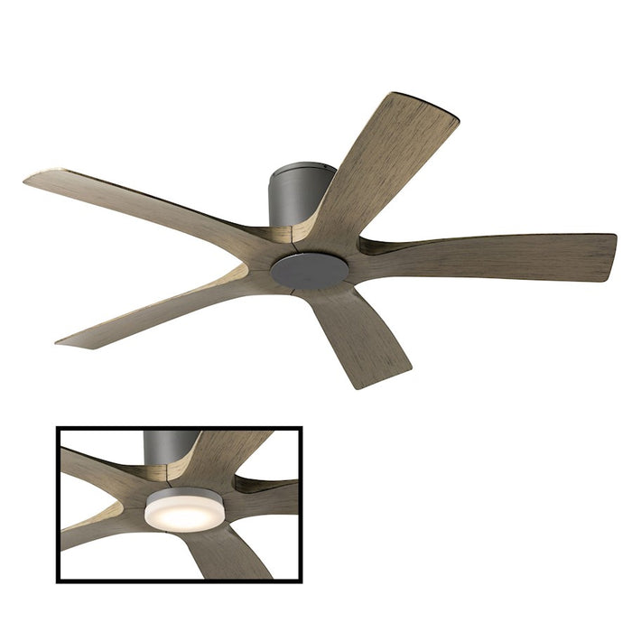 Modern Forms Aviator 1 Light 34W Flush Ceiling Fan