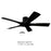 Modern Forms Aviator Flush Mount Ceiling Fan, Black