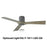 Modern Forms Aviator 1 Light 31W Flush Ceiling Fan