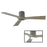 Modern Forms Aviator 1 Light 31W Flush Ceiling Fan