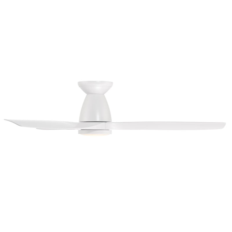 Modern Forms Fans Skylark 3-Blade Flush Ceiling Fan, White
