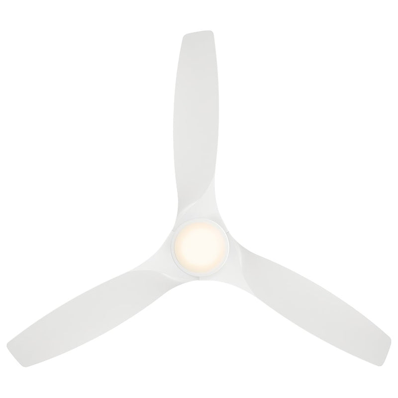 Modern Forms Fans Skylark 3-Blade Flush Ceiling Fan, White