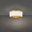 Modern Forms Preston 1Lt 8" LED Flush Mount/3500K, Brass/Opal