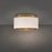 Modern Forms Preston 1Lt 16" LED Flush Mount/3000K, Brass/Opal