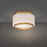 Modern Forms Preston 1Lt 16" LED Flush Mount/3000K, Brass/Opal