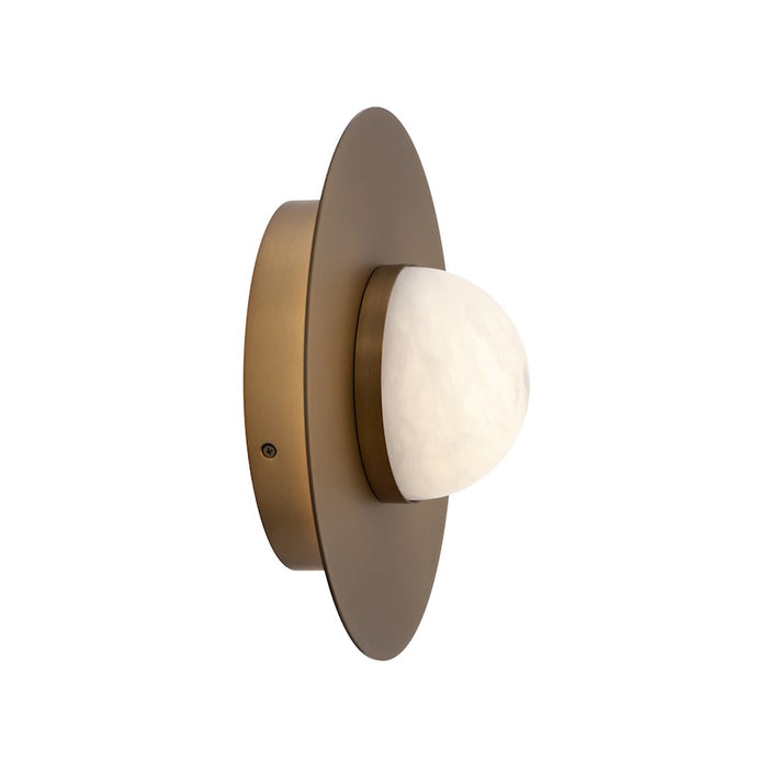 Modern Forms Landed 1 Light 12" LED Flush Mount/3000K, Aged Brass