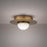 Modern Forms Landed 1 Light 12" LED Flush Mount/3000K, Aged Brass