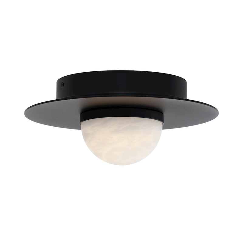 Modern Forms Landed 1 Light 12" LED Flush Mount/3000K, Black - FM-16412-BK