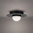 Modern Forms Landed 1 Light 12" LED Flush Mount/3000K, Black