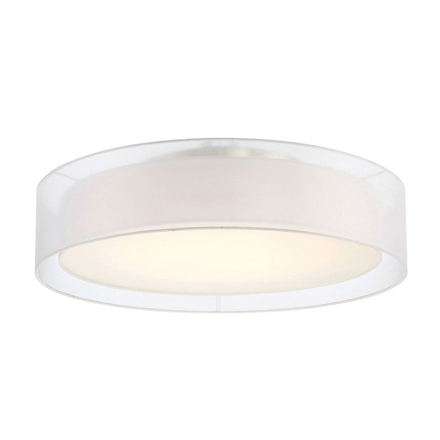 Modern Forms Metropolis 1Lt 30" LED Semi Flush Mount/3000K, Nickel - FM-16830-BN