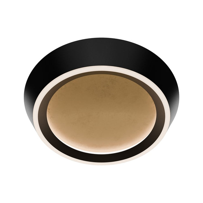 Modern Forms Tinzel 18" LED Flush/3500K, Black Gold/White - FM-18518-35-BK-GL