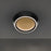 Modern Forms Tinzel 18" LED Flush/3500K, Black Gold/White