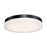 Modern Forms Circa 1Lt 15" LED Round Flush Mount/2700K, Black - FM-2115-27-BK