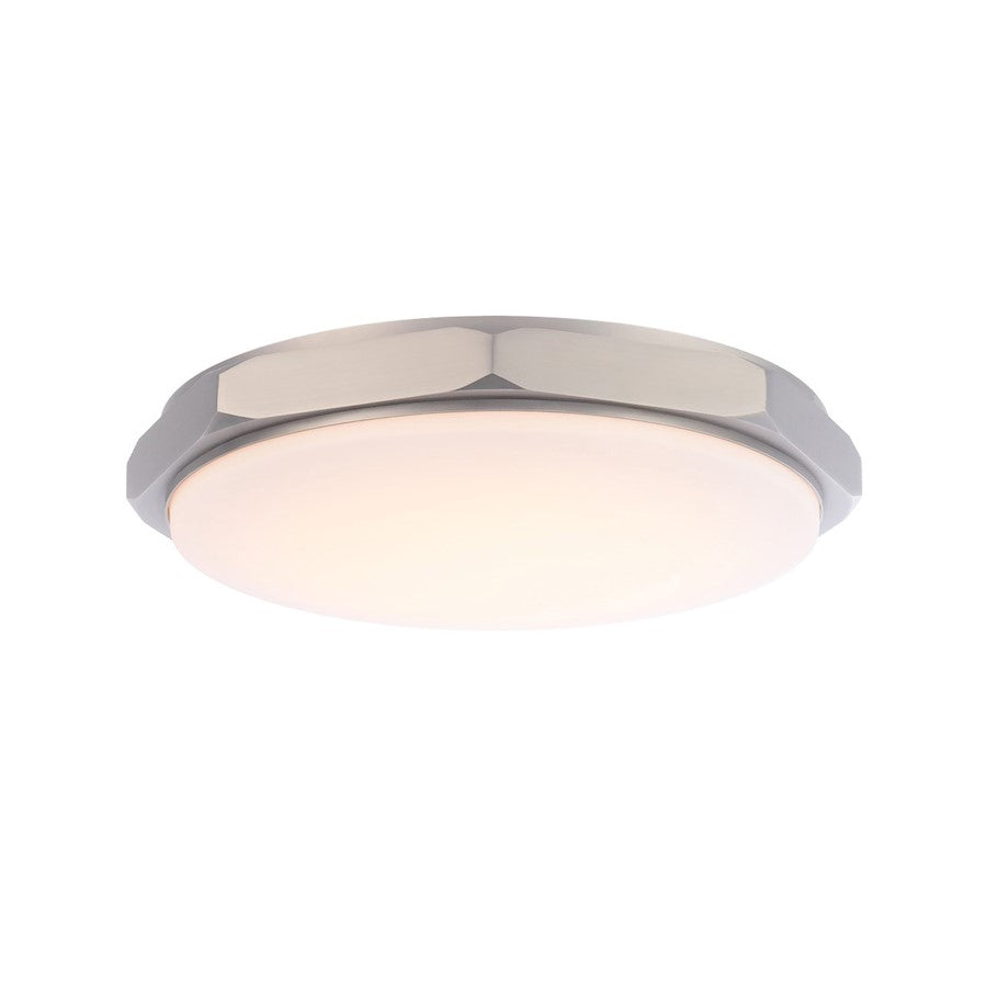 Modern Forms Grommet 1Lt 16" LED Flush Mount 3-CCT/2700K, BN - FM-30216-27-BN