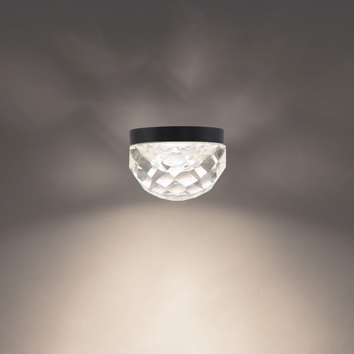 Modern Forms Cascade 1 light 6" LED Flush Mount/3000K, Black