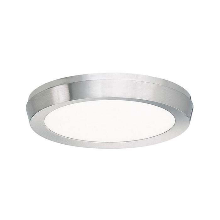 Modern Forms Argo 1Lt 7" LED Round Flush 3-CCT/2700K, Nickel - FM-4207-27-BN