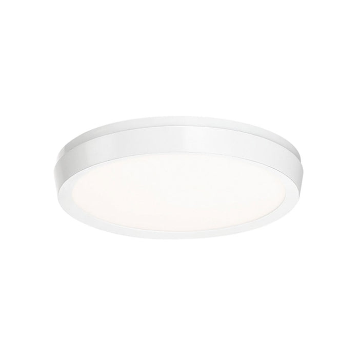 Modern Forms Argo 1Lt 7" LED Round Flush 3-CCT/2700K, White - FM-4207-27-WT