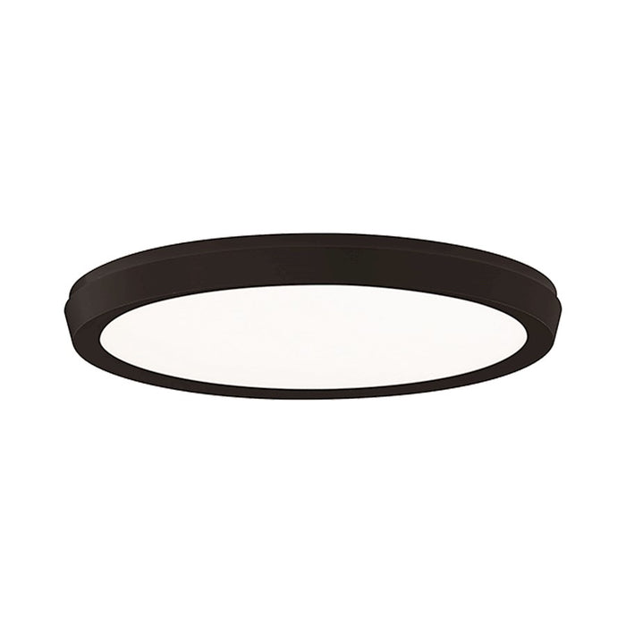 Modern Forms Argo 1Lt 11" LED Round Flush 3-CCT/2700K, Black - FM-4211-27-BK