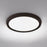 Modern Forms Argo 1Lt 11" LED Round Flush 3-CCT/2700K, Black