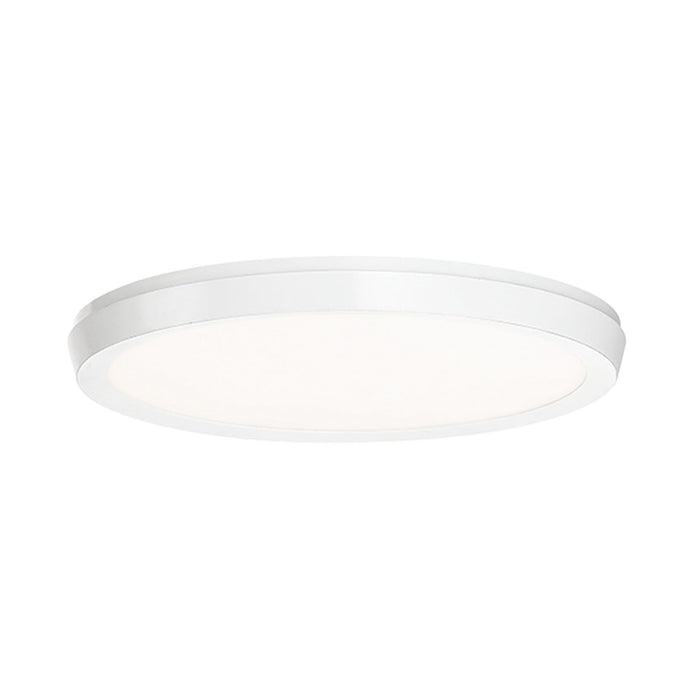 Modern Forms Argo 1Lt 11" LED Round Flush 3-CCT/2700K, White - FM-4211-27-WT