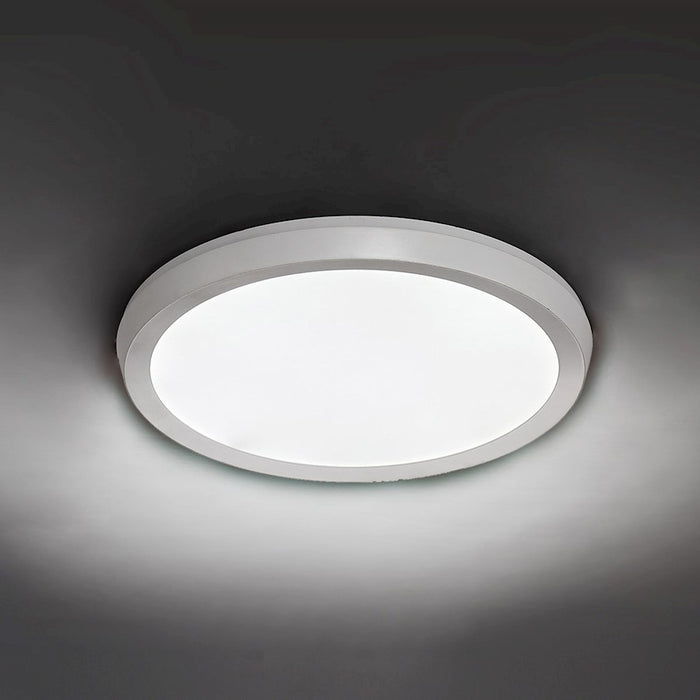 Modern Forms Argo 1Lt 11" LED Round Flush 3-CCT/2700K, White