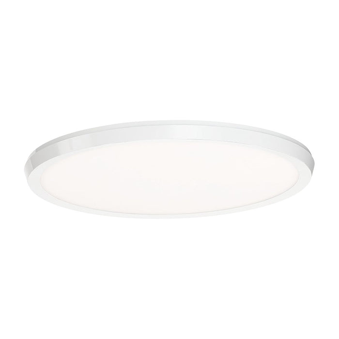 Modern Forms Argo 1Lt 15" LED Round Flush 3-CCT/2700K, White - FM-4215-27-WT