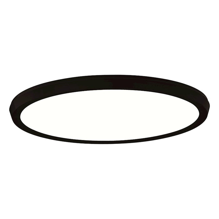 Modern Forms Argo 1Lt 15" LED Round Flush 3-CCT/3000K, Black - FM-4215-30-BK