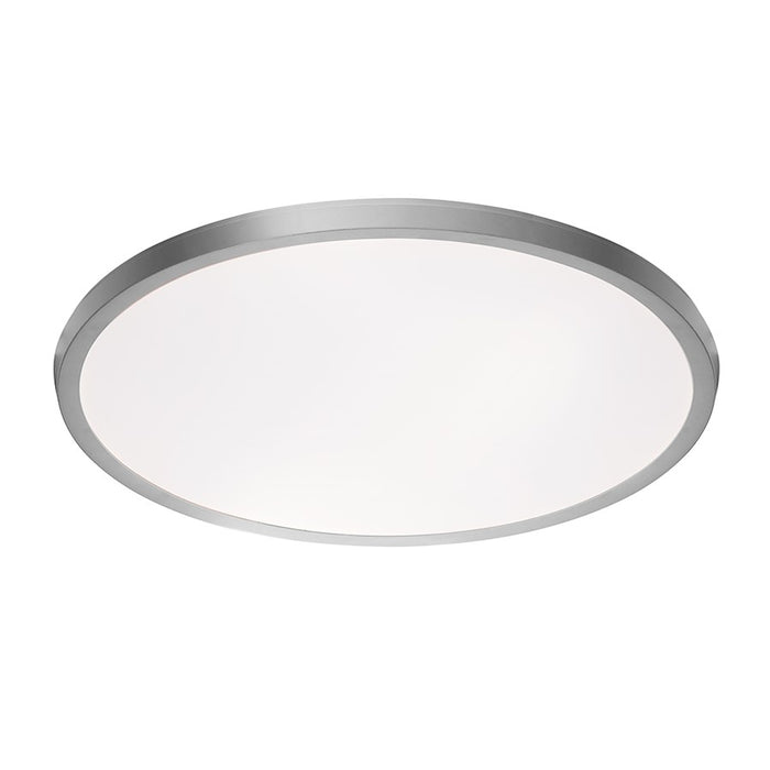 Modern Forms Argo 1Lt 19" LED Round Flush 3-CCT/3000K, Nickel - FM-4219-30-BN