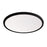 Modern Forms Argo 1Lt 19" LED Round Flush 3-CCT/3500K, Black - FM-4219-35-BK