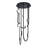 Modern Forms Tableau 10Lt 51" LED Semi-Flush/3500K, Black/Cloudy