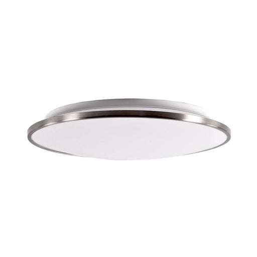 Modern Forms Puck 1Lt 14" LED Round Flush Mount/3500K, Nickel - FM-4514-35-BN