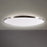 Modern Forms Puck 1Lt 16" LED Round Flush Mount/3500K, Nickel