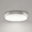 Modern Forms Zenith 1Lt 15" LED RD Flush 5-CCT 2700K, Titanium