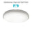 Modern Forms Zenith 15" LED RD Flush 5-CCT/2700K, TN/Backup