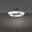 Modern Forms Copa 1Lt 19" LED Semi-Flush Mount, Antique Nickel