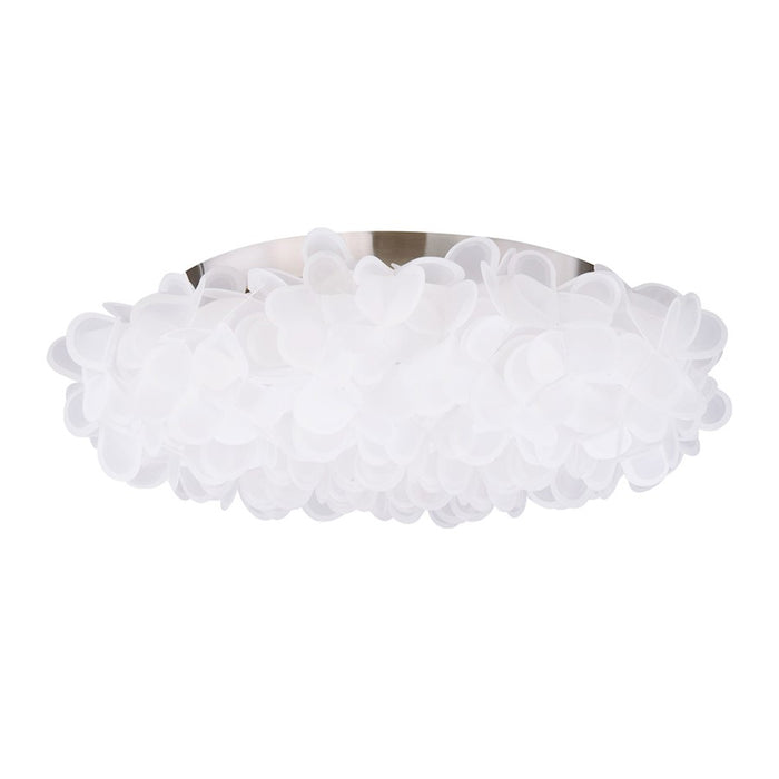 Modern Forms Fluffy 1Lt 33" LED Flush Mount/3000K, Nickel - FM-59933-BN