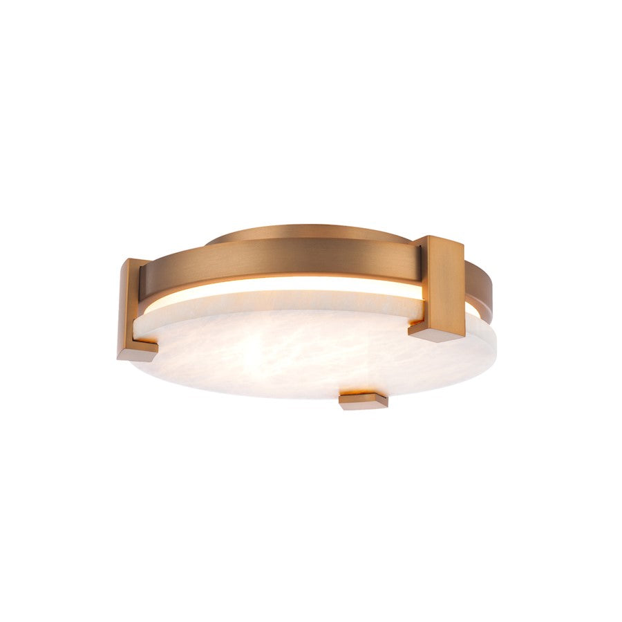 Modern Forms Catalonia 1Lt 11" LED Flush Mount/3000K, Brass - FM-60211-AB