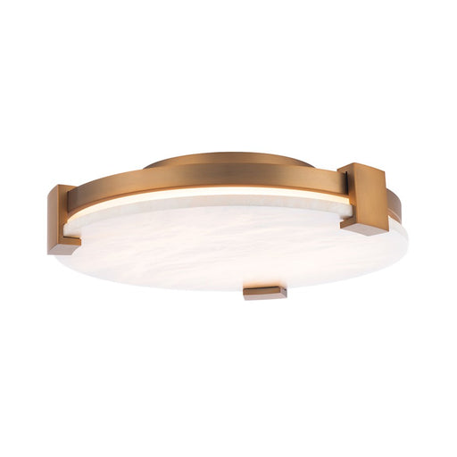 Modern Forms Catalonia 1Lt 17" LED Flush Mount/3000K, Brass - FM-60217-AB