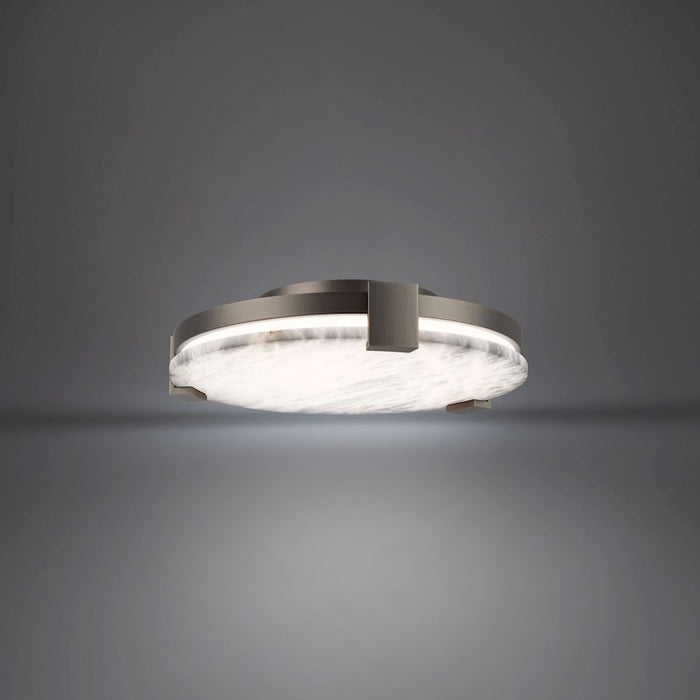 Modern Forms Catalonia 1Lt 17" LED Flush Mount/3000K, Nickel