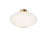 Modern Forms Illusion 1Lt 22" LED Flush Mount/3000K, Brass/Opal - FM-72322-30-AB