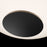Modern Forms Illusion 1Lt 22" LED Flush Mount/3000K, Black/Opal