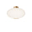 Modern Forms Illusion 1Lt 22" LED Flush Mount, Aged Brass/Opal - FM-72322-35-AB