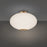 Modern Forms Illusion 1Lt 22" LED Flush Mount, Aged Brass/Opal