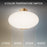 Modern Forms Illusion 1Lt 22" LED Flush Mount, Aged Brass/Opal
