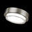 Modern Forms Kind 1Lt 8" LED Round Flush 3-CCT/3000K, Nickel