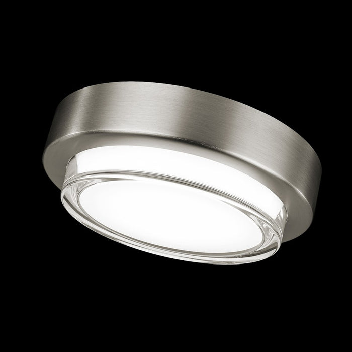 Modern Forms Kind 1Lt 8" LED Round Flush 3-CCT/3500K, Nickel