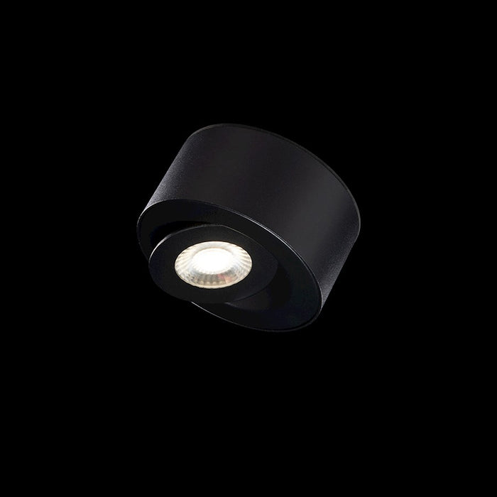 Modern Forms I Spy 2Lt 5" LED Outdoor Flush 3-CCT/4000K, Black